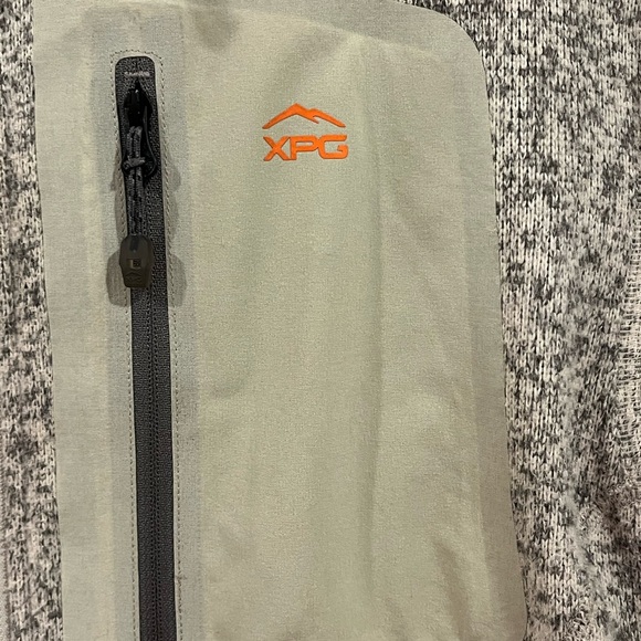 Cabela's XPG Jacket Men's L Gray Crème Extreme Performance Gear Full Zip Fleece - Picture 3 of 6